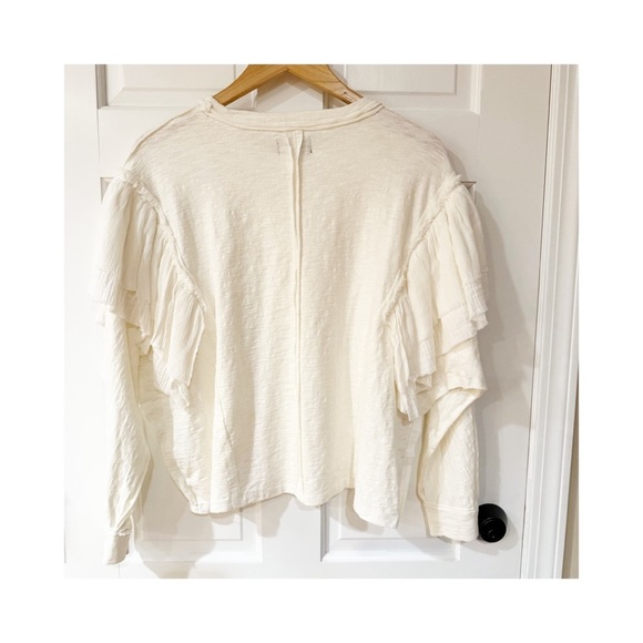 NWT Vici DOUBLE RUFFLE SLEEVES TOP XS - Picture 11 of 13